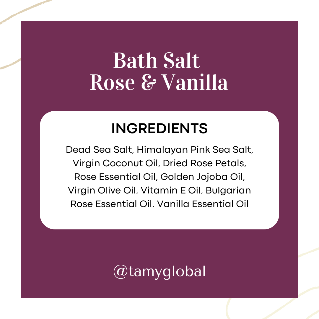 Rose & Vanilla - Bath Salt