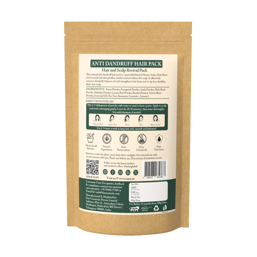 Anti Dandruff - Hair Pack