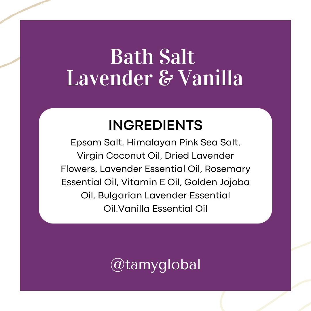 Lavender & Vanilla - Bath Salt