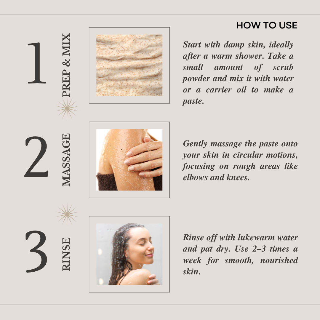 Rose  & Vanilla Scrub