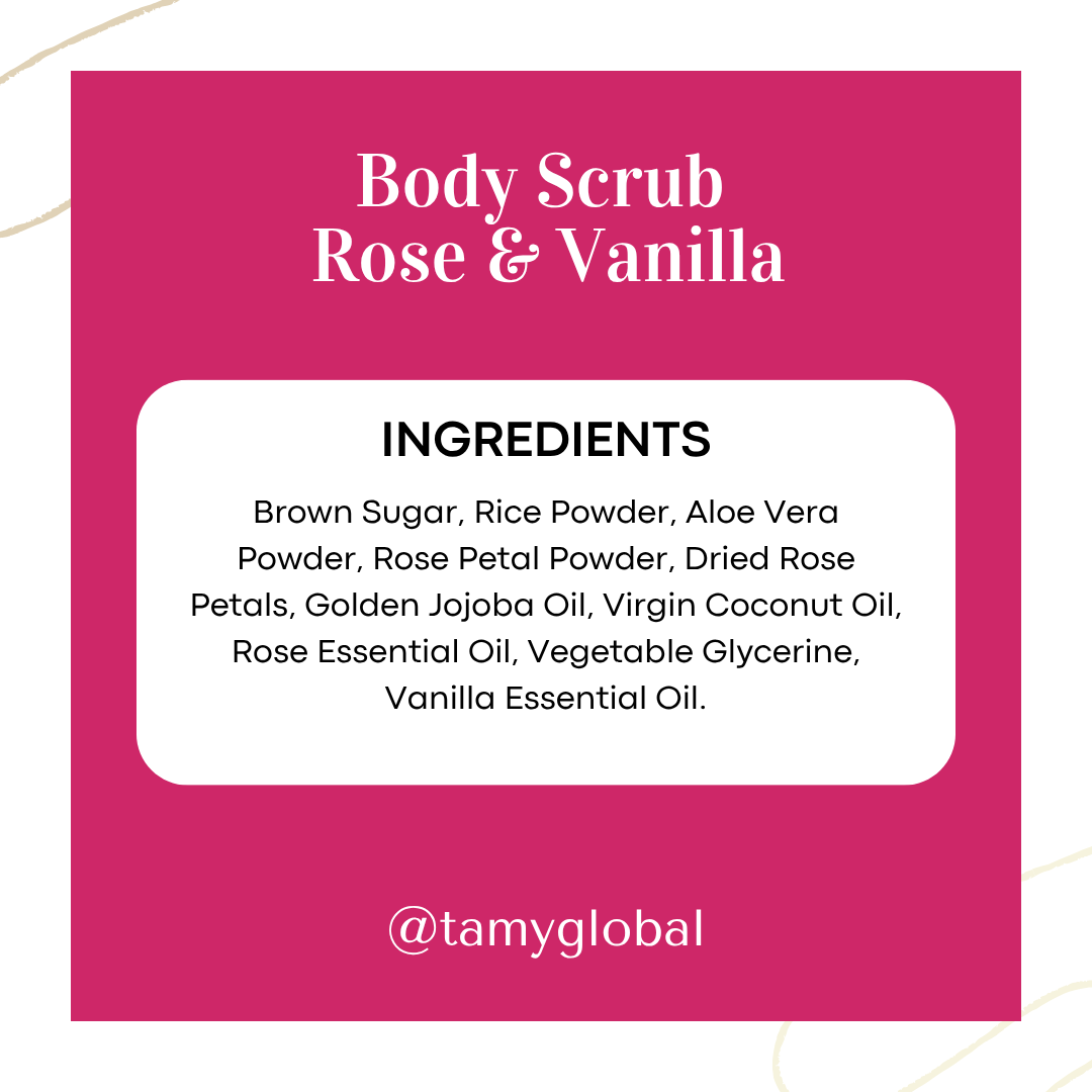 Rose  & Vanilla Scrub